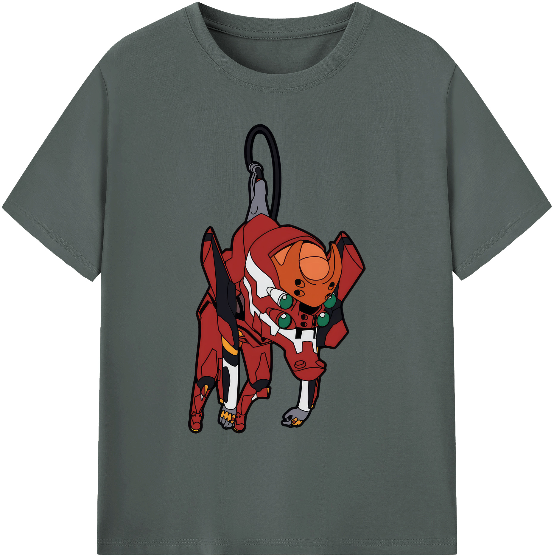 （画像用） EVA 新世紀エヴァンゲリオン 綿100％ メンズ半袖Tシャツ｜肌触りやわらか＆通気性